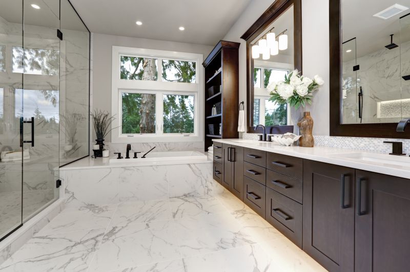 Renovated Master Bathroom with Modern Fixtures