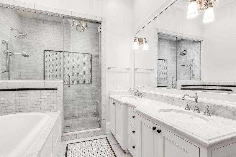 Spacious Walk-In Shower Area